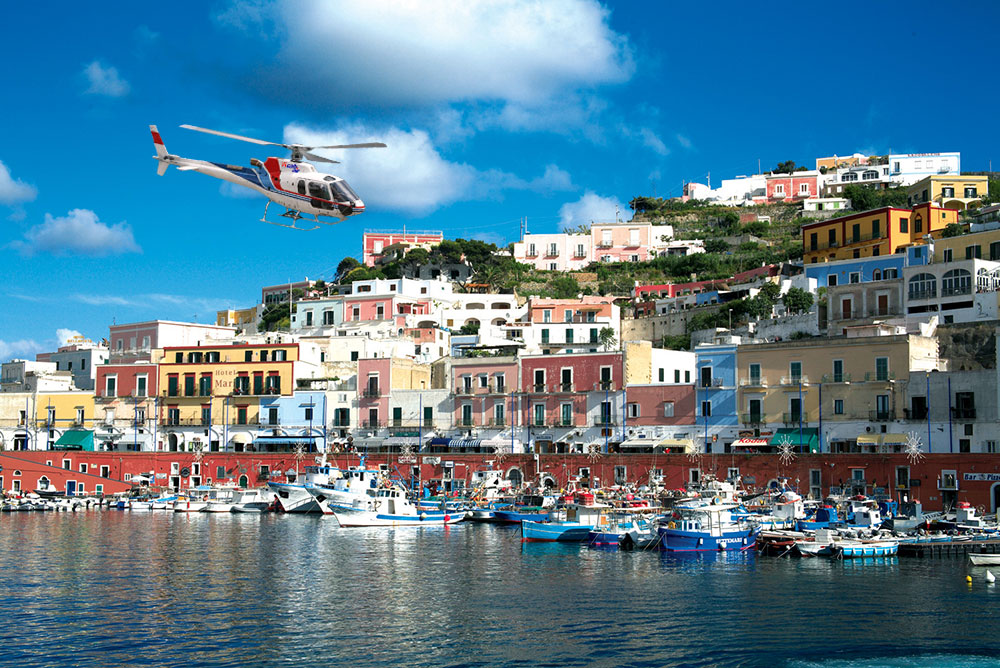 Transfer Naples Ponza with Helicopter