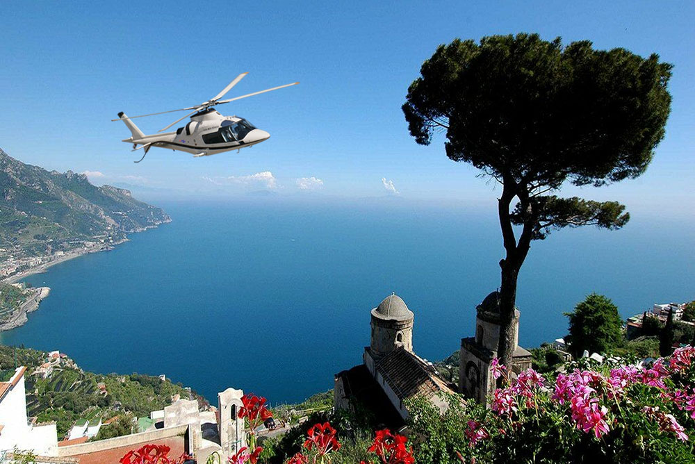 Transfer Naples Revello with Helicopter